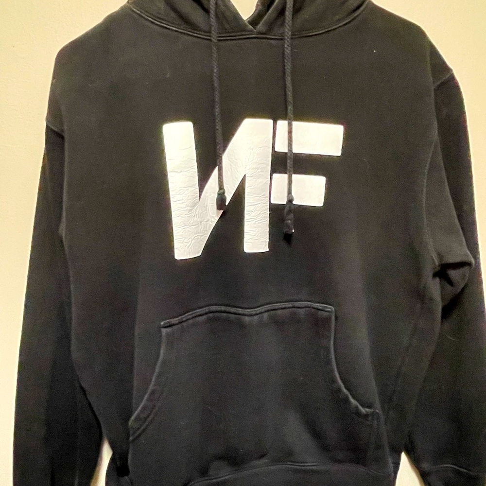 Like New. Black NF logo hoodie ( Cristian rapper  Nate Feurstein)